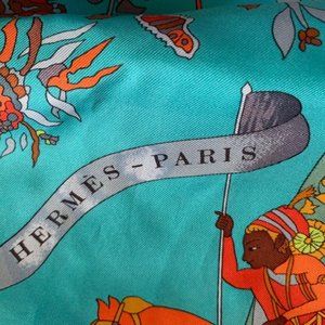 Hermes scarf - 100% Silk - from Paris